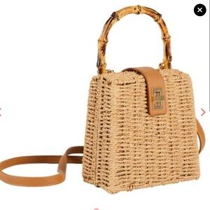 Brand New Sold Out Summer & Rose Straw Crossbody
